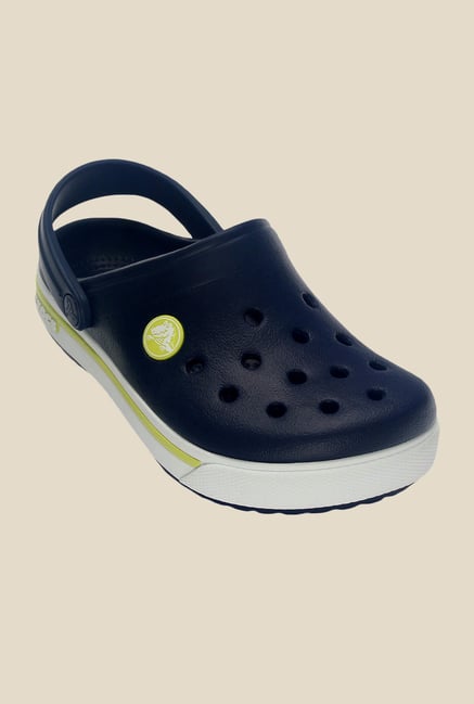 Crocs Crocband II.5 Navy & Citrus Clogs Crocs Crocband II.5 Navy & Citrus Clogs