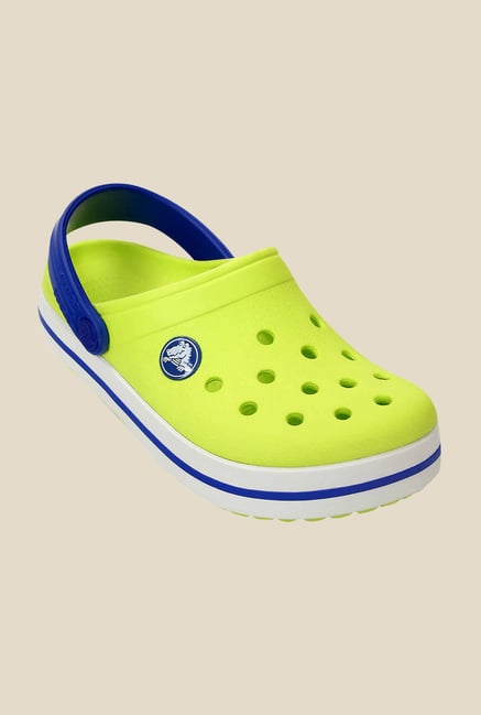 Crocs Crocband Citrus & Sea Blue Clogs Crocs Crocband Citrus & Sea Blue Clogs