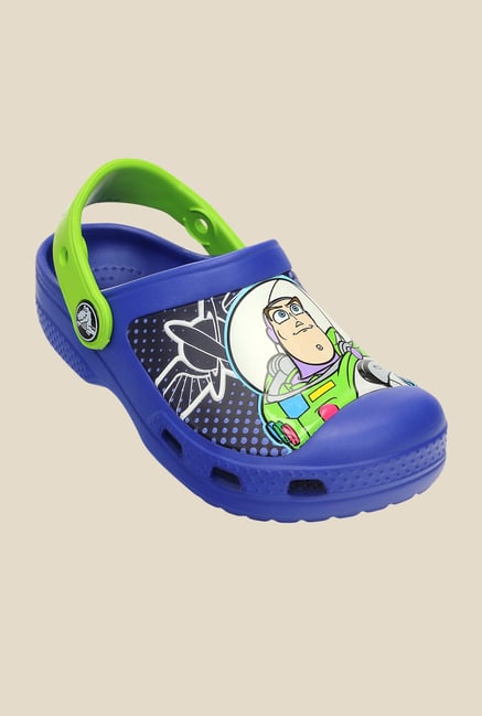 Crocs CC Disney Woody & Buzz Cerulean Blue Clogs Crocs CC Disney Woody & Buzz Cerulean Blue Clogs