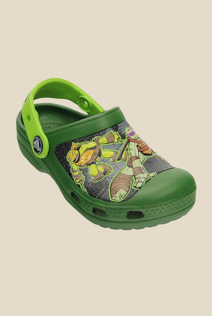 Crocs CC TMNT Seaweed & Volt Green Clogs Crocs CC TMNT Seaweed & Volt Green Clogs