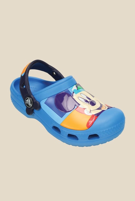 Crocs CC Disney Mickey Colorblock Ocean Blue & Navy Clogs Crocs CC Disney Mickey Colorblock Ocean Blue & Navy Clogs