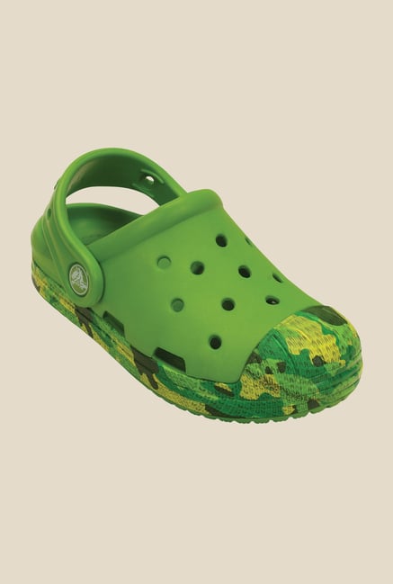Crocs Bump It Camo Parrot Green Clogs Crocs Bump It Camo Parrot Green Clogs