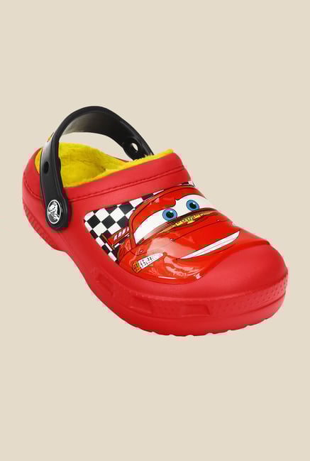 Crocs CC Disney McQueen Red & Black Clogs Crocs CC Disney McQueen Red & Black Clogs