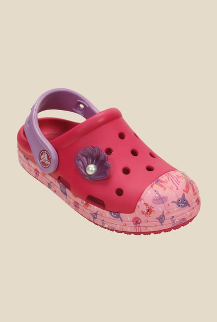 Crocs Bump It Sea Life Raspberry Clogs Crocs Bump It Sea Life Raspberry Clogs
