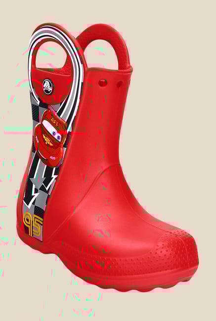 Crocs Handle It Disney McQueen PS Red Casual Boots Crocs Handle It Disney McQueen PS Red Casual Boots