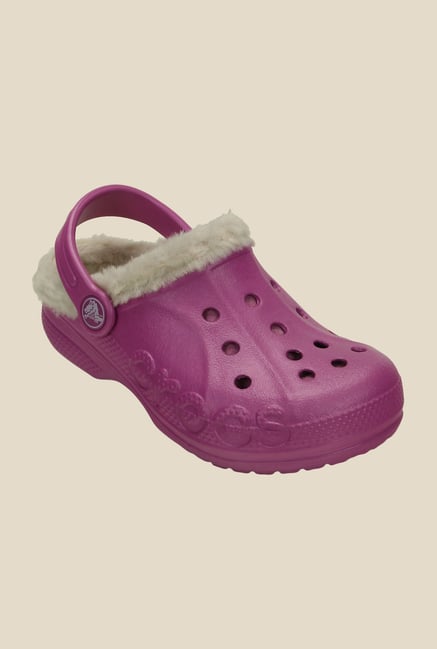 Crocs Baya Wild Orchid & Stucco Clogs Crocs Baya Wild Orchid & Stucco Clogs
