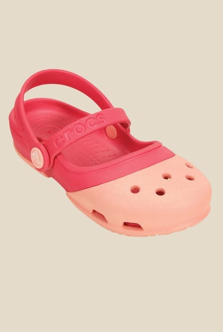 Crocs Electro II MJ PS Melon & Poppy Sling Back Sandals Crocs Electro II MJ PS Melon & Poppy Sling Back Sandals