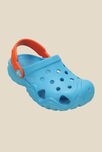 Crocs Swiftwater Blue & Tangerine Clogs Crocs Swiftwater Blue & Tangerine Clogs
