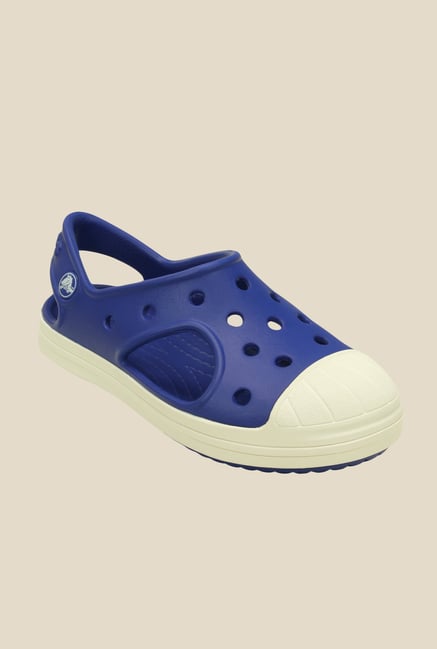 Crocs Bump It Cerulean Blue Sling Back Sandals Crocs Bump It Cerulean Blue Sling Back Sandals