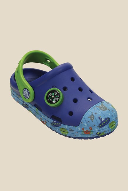 Crocs Bump It Sea Life Cerulean Blue Clogs Crocs Bump It Sea Life Cerulean Blue Clogs