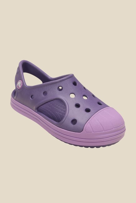 Crocs Bump It Violet & Iris Sling Back Sandals Crocs Bump It Violet & Iris Sling Back Sandals