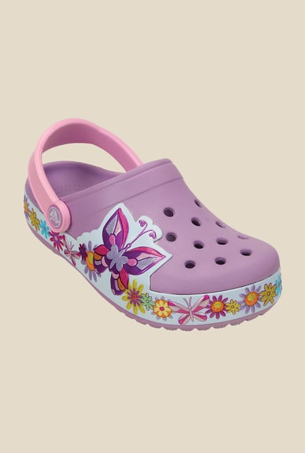 Crocs Crocband Butterfly Iris Clogs Crocs Crocband Butterfly Iris Clogs