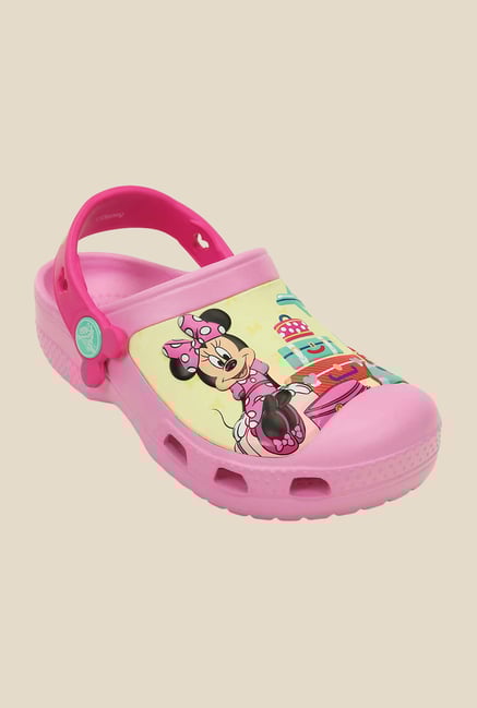 Crocs CC Disney Minnie Jet Set Carnation Clogs Crocs CC Disney Minnie Jet Set Carnation Clogs