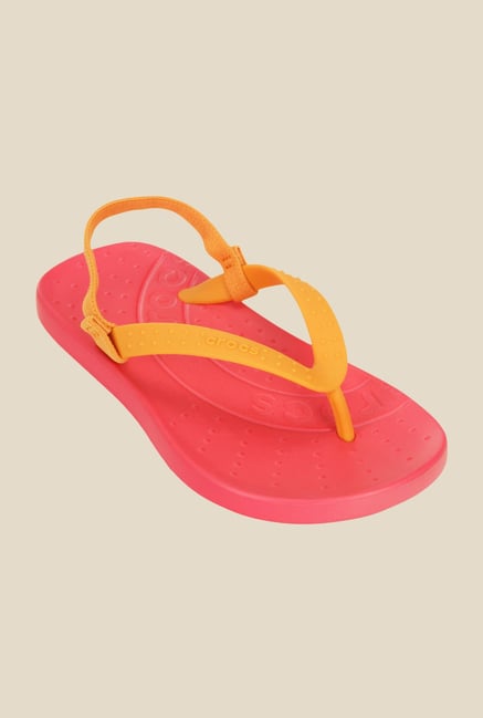 Crocs Chawaii Poppy & Mango Back Strap Flip Flops Crocs Chawaii Poppy & Mango Back Strap Flip Flops