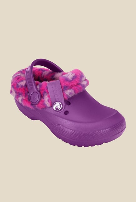 Crocs Blitzen II Animal Print Amethyst & Pink Clogs Crocs Blitzen II Animal Print Amethyst & Pink Clogs