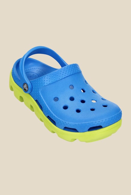 Crocs Duet Sport Ocean & Citrus Clogs Crocs Duet Sport Ocean & Citrus Clogs