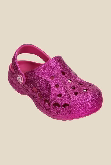 Crocs Baya Hi Glitter Violet & Fuchsia Clogs Crocs Baya Hi Glitter Violet & Fuchsia Clogs
