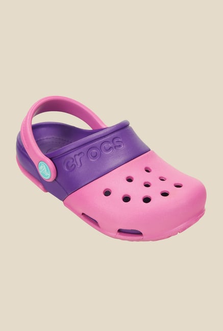 Crocs Electro II Party Pink & Purple Clogs Crocs Electro II Party Pink & Purple Clogs