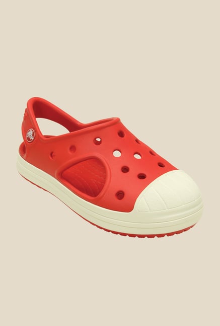 Crocs Bump It K Flame & Beige Sandals Crocs Bump It K Flame & Beige Sandals