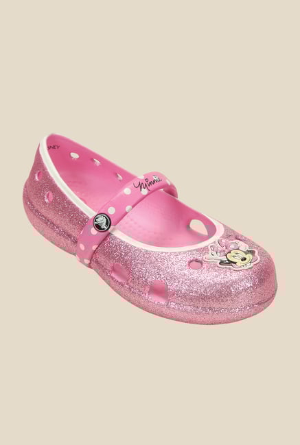 Crocs Keeley PS Carnation Mary Jane Shoes Crocs Keeley PS Carnation Mary Jane Shoes