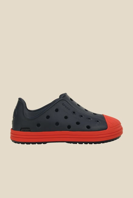Crocs Bump It Navy & Flame Casual Shoes Crocs Bump It Navy & Flame Casual Shoes