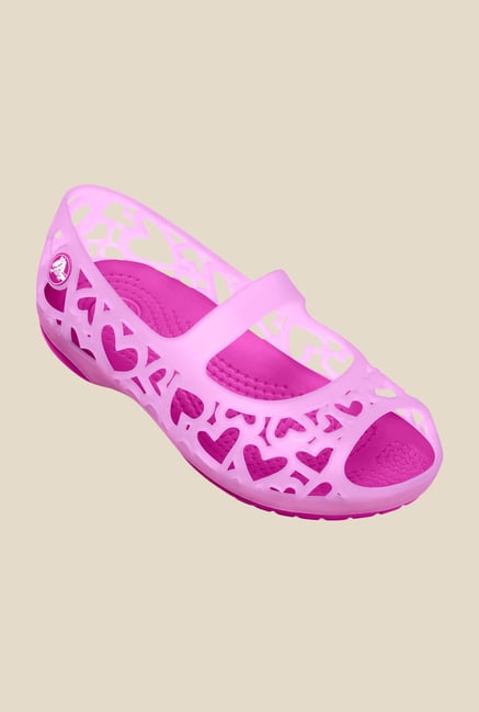 Crocs Adrina Hearts Carnation Mary Jane Shoes Crocs Adrina Hearts Carnation Mary Jane Shoes