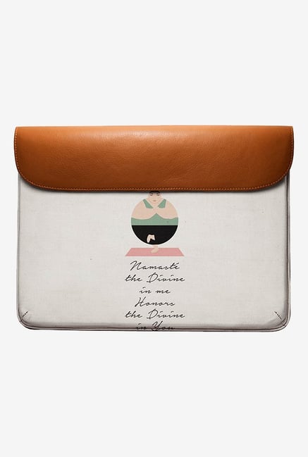 DailyObjects Namaste Quote MacBook Pro 13 Envelope Sleeve DailyObjects Namaste Quote MacBook Pro 13 Envelope Sleeve