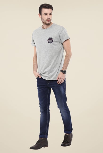 Mufti Deep Blue Solid Jeans Mufti Deep Blue Solid Jeans