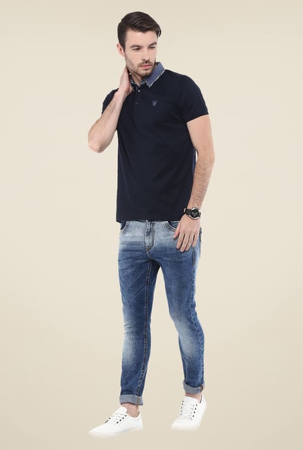 Mufti Mid Blue Skinny fit Jeans Mufti Mid Blue Skinny fit Jeans