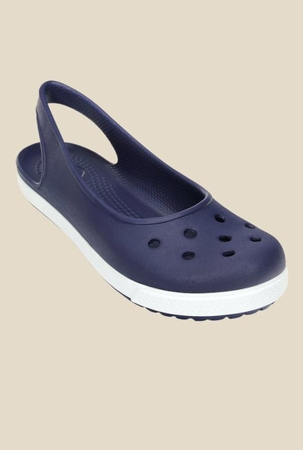 Crocs Crocband Airy Nautical Navy Sling Back Sandals Crocs Crocband Airy Nautical Navy Sling Back Sandals