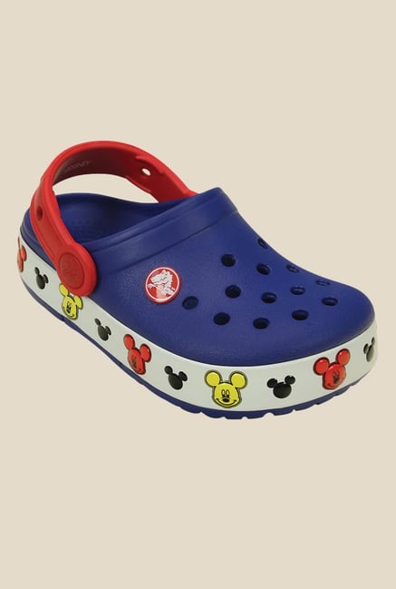 Crocs Lights Mickey Cerulean Blue Clogs Crocs Lights Mickey Cerulean Blue Clogs