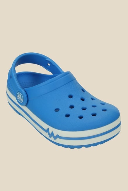 Crocs Lights PS Ocean & White Clogs Crocs Lights PS Ocean & White Clogs