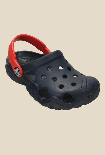 Crocs Swiftwater Navy & Flame Clogs Crocs Swiftwater Navy & Flame Clogs