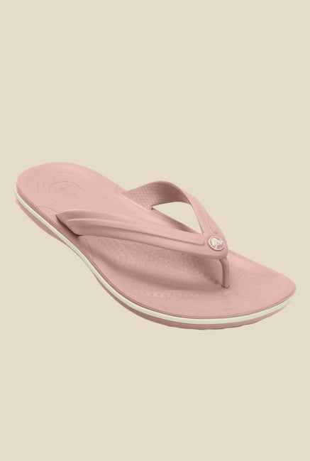 Crocs Crocband Pearl Pink Flip Flops Crocs Crocband Pearl Pink Flip Flops