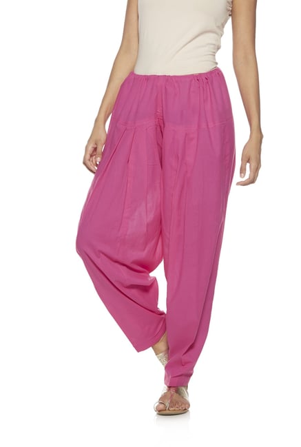 Utsa by Westside Candy Pink Solid Salwar Utsa by Westside Candy Pink Solid Salwar