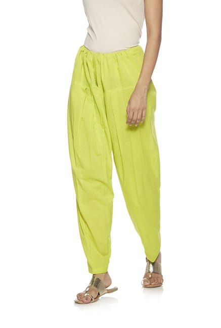 Utsa by Westside Lime Solid Salwar Utsa by Westside Lime Solid Salwar