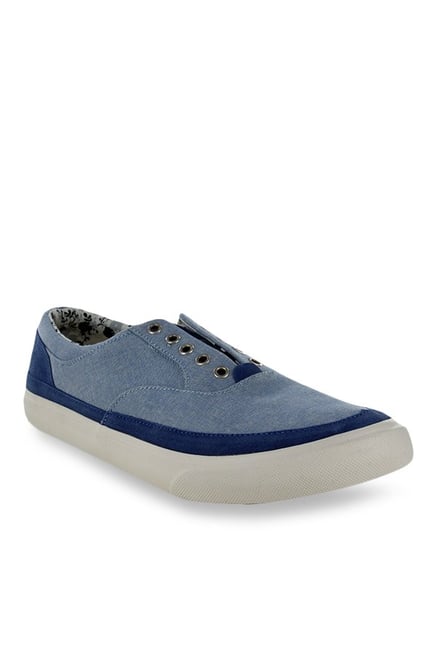 Steve Madden Medlee Denim Blue Casual Slip-Ons Steve Madden Medlee Denim Blue Casual Slip-Ons