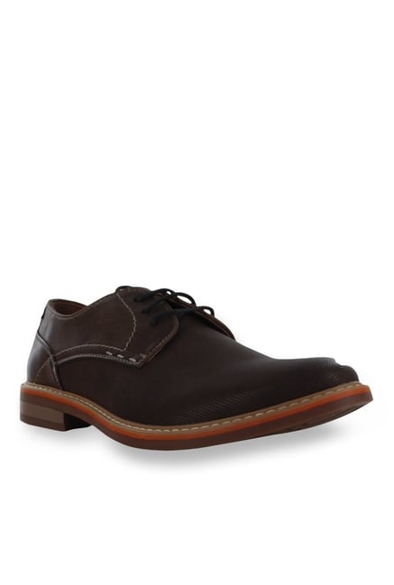Steve Madden Olivyr Dark Brown Derby Shoes Steve Madden Olivyr Dark Brown Derby Shoes
