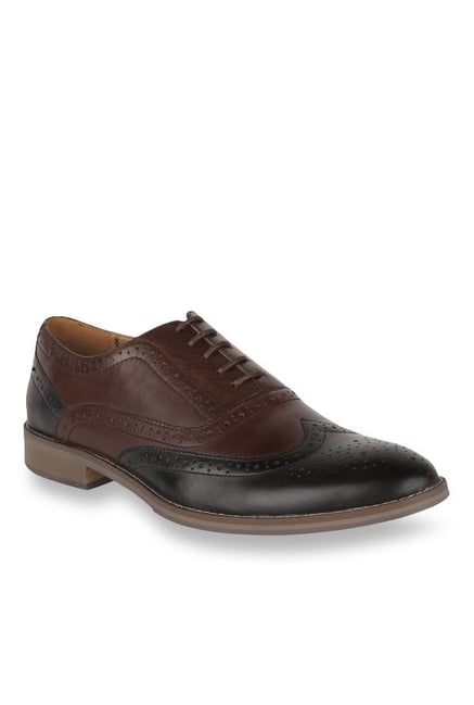Steve Madden Brymm Brown & Black Brogue Shoes Steve Madden Brymm Brown & Black Brogue Shoes
