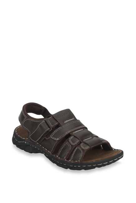 Red Tape Dark Brown Fisherman Sandals Red Tape Dark Brown Fisherman Sandals