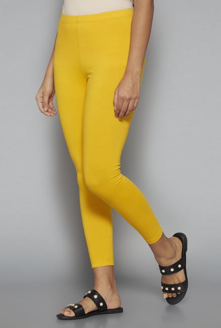 Utsa by Westside Yellow Leggings Utsa by Westside Yellow Leggings