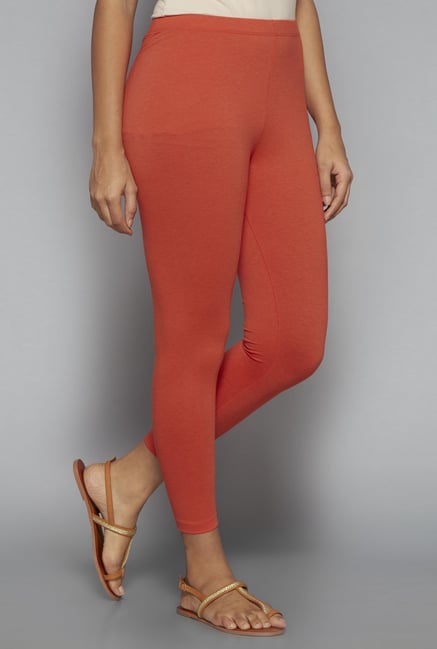 Utsa by Westside Orange Leggings Utsa by Westside Orange Leggings