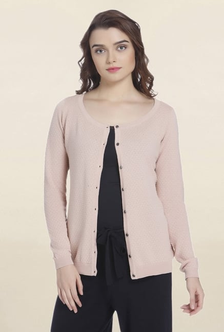 Vero Moda Peach Cotton Sweater Vero Moda Peach Cotton Sweater