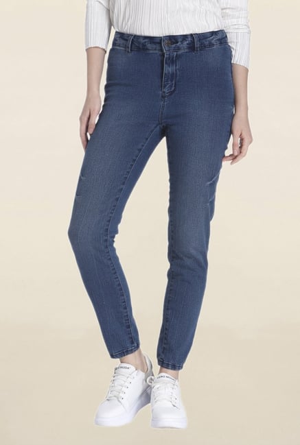 Vero Moda Dark Blue Rinse Washed Jeans Vero Moda Dark Blue Rinse Washed Jeans