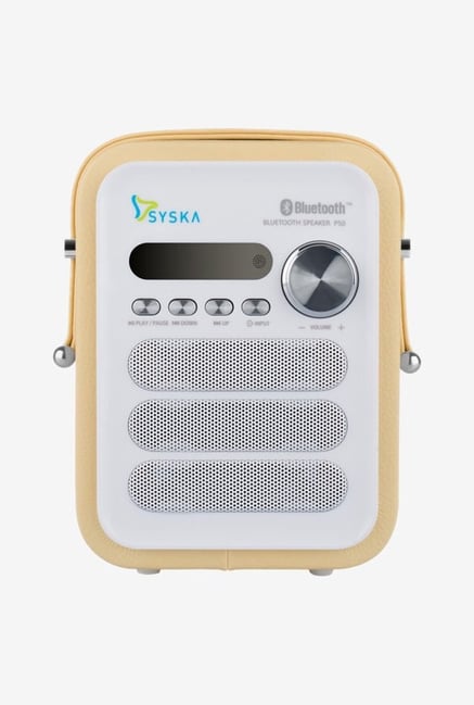 Syska P50 2.5 W Bluetooth Speaker (Yellow) Syska P50 2.5 W Bluetooth Speaker (Yellow)