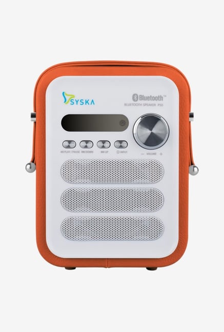 Syska P50 2.5 W Bluetooth Speaker (Orange) Syska P50 2.5 W Bluetooth Speaker (Orange)