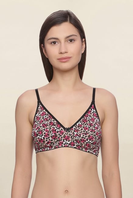 Rosaline By Zivame Pink Non Wired Non Padded Everyday Bra Rosaline By Zivame Pink Non Wired Non Padded Everyday Bra