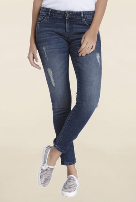 Vero Moda Navy Slim Fit Low Rise Jeans Vero Moda Navy Slim Fit Low Rise Jeans