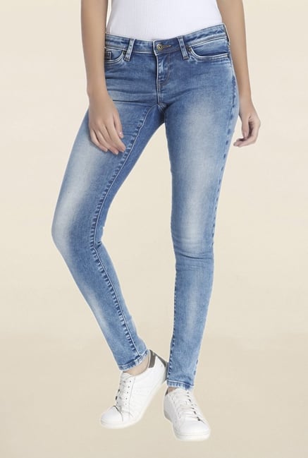 Vero Moda Light Blue Slim Fit Low Rise Jeans Vero Moda Light Blue Slim Fit Low Rise Jeans