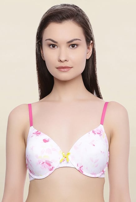 Zivame White Under Wired Padded T Shirt Bra Zivame White Under Wired Padded T Shirt Bra